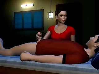 Hot sexy stepmom ration bed with stepson romantic dealings